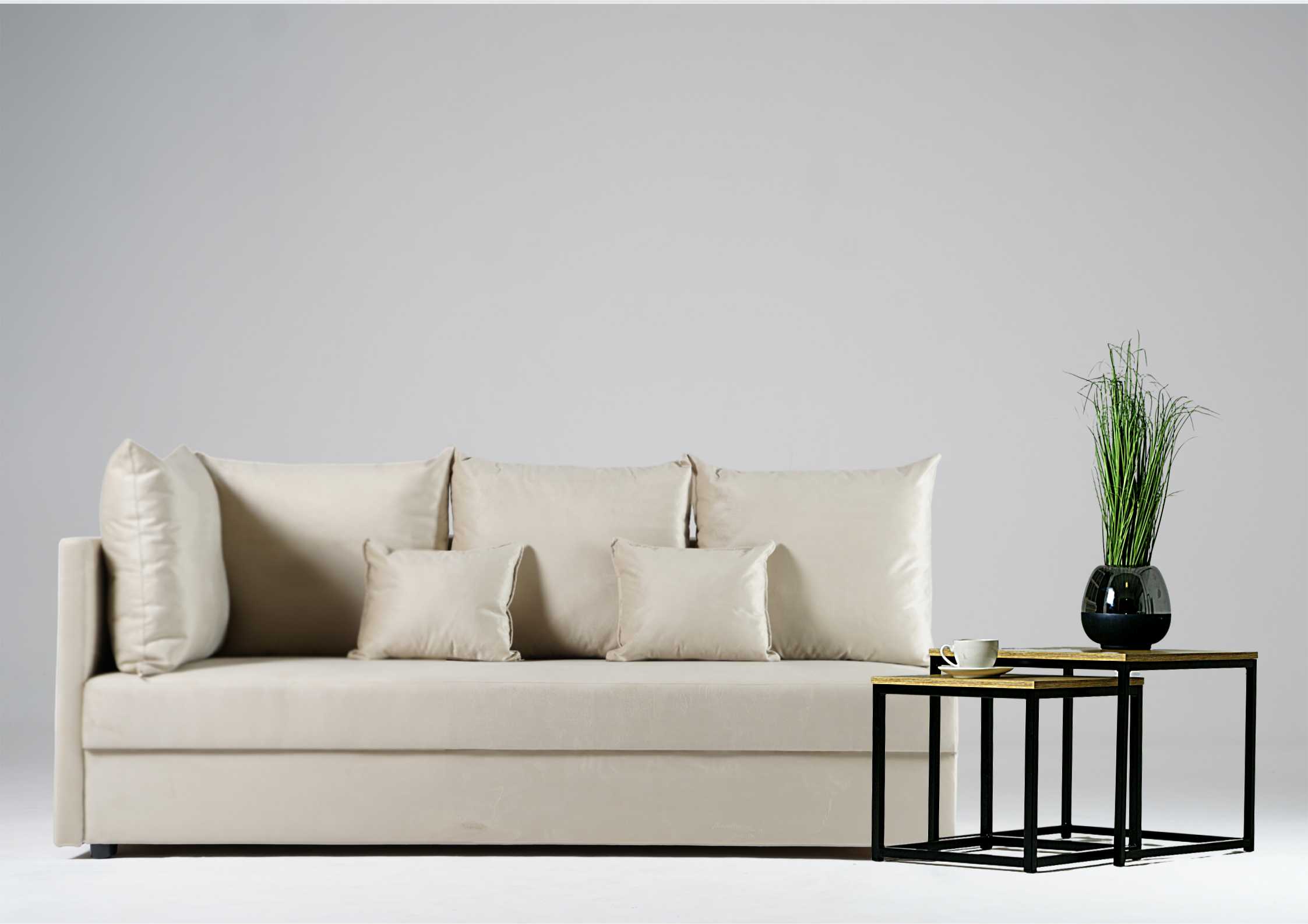 Beżowa sofa do salonu Mobo